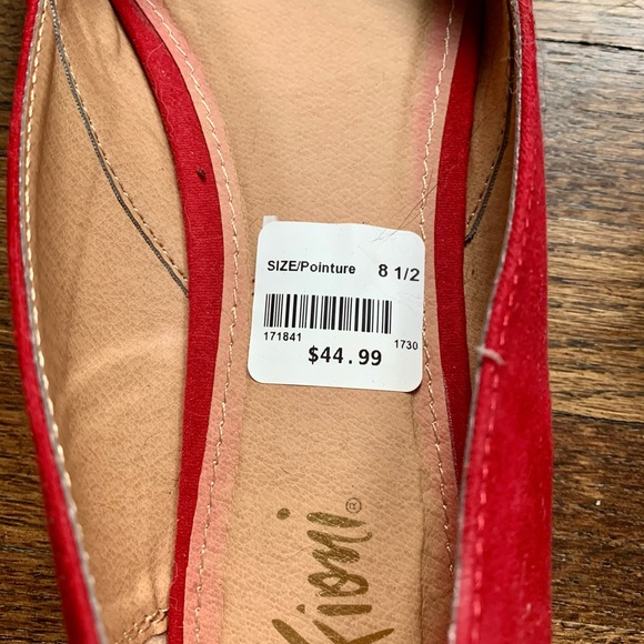 Red shoes - flats - Picture 3 of 3